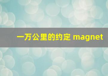 一万公里的约定 magnet