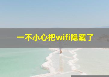 一不小心把wifi隐藏了