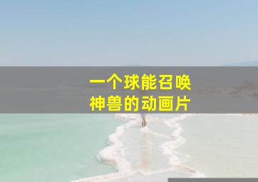 一个球能召唤神兽的动画片