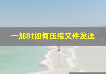 一加8t如何压缩文件发送