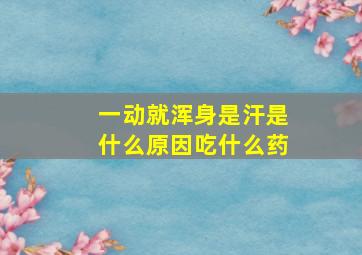 一动就浑身是汗是什么原因吃什么药