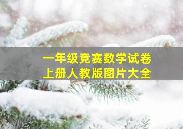 一年级竞赛数学试卷上册人教版图片大全