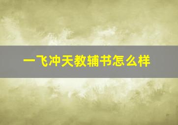 一飞冲天教辅书怎么样