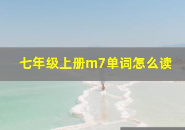 七年级上册m7单词怎么读