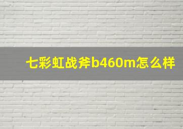 七彩虹战斧b460m怎么样