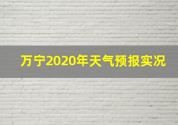 万宁2020年天气预报实况