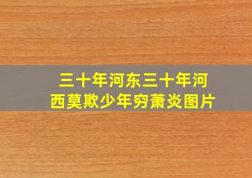 三十年河东三十年河西莫欺少年穷萧炎图片