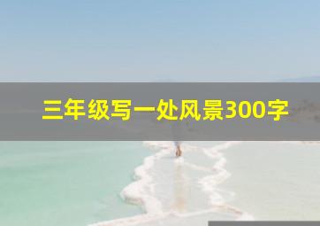 三年级写一处风景300字