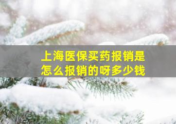 上海医保买药报销是怎么报销的呀多少钱