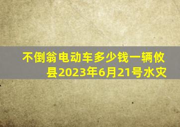 不倒翁电动车多少钱一辆攸县2023年6月21号水灾