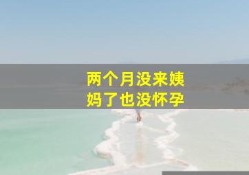 两个月没来姨妈了也没怀孕