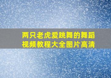 两只老虎爱跳舞的舞蹈视频教程大全图片高清