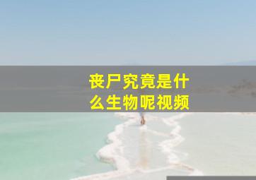 丧尸究竟是什么生物呢视频