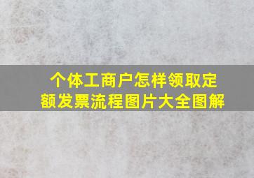 个体工商户怎样领取定额发票流程图片大全图解