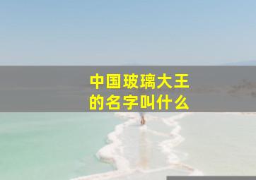 中国玻璃大王的名字叫什么