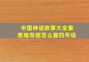 中国神话故事大全集思维导图怎么画四年级