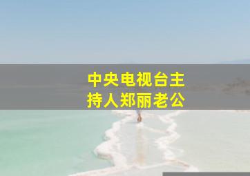 中央电视台主持人郑丽老公