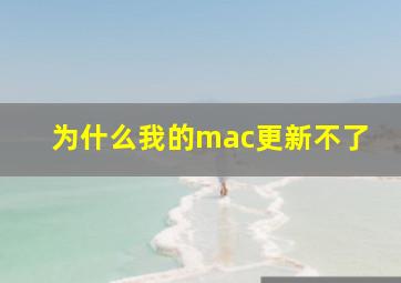 为什么我的mac更新不了