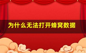 为什么无法打开蜂窝数据