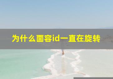 为什么面容id一直在旋转