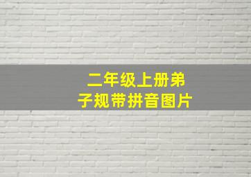 二年级上册弟子规带拼音图片