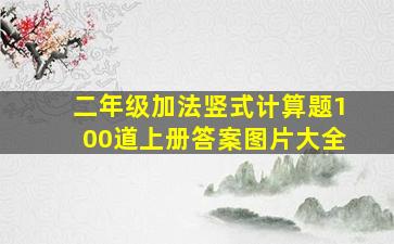 二年级加法竖式计算题100道上册答案图片大全