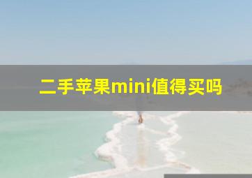 二手苹果mini值得买吗