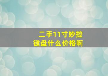 二手11寸妙控键盘什么价格啊