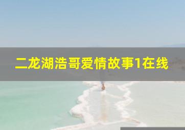 二龙湖浩哥爱情故事1在线