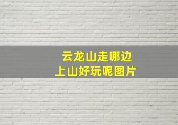 云龙山走哪边上山好玩呢图片