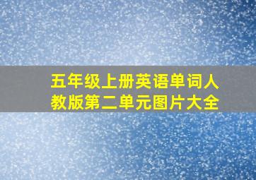 五年级上册英语单词人教版第二单元图片大全