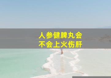 人参健脾丸会不会上火伤肝