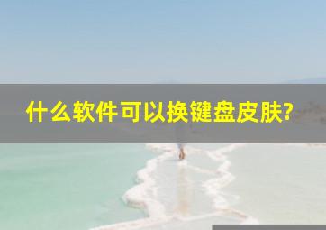 什么软件可以换键盘皮肤?