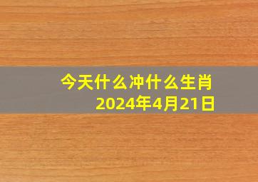 今天什么冲什么生肖2024年4月21日