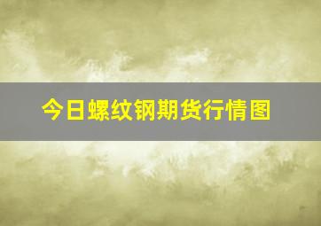 今日螺纹钢期货行情图