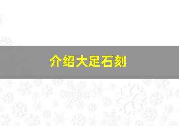 介绍大足石刻