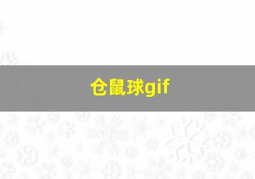 仓鼠球gif