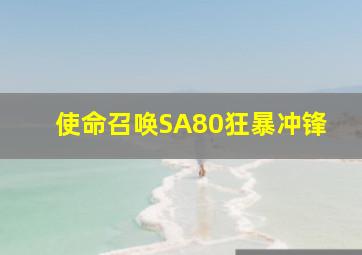 使命召唤SA80狂暴冲锋