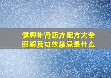 健脾补肾药方配方大全图解及功效禁忌是什么