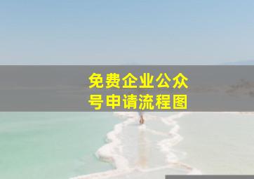 免费企业公众号申请流程图