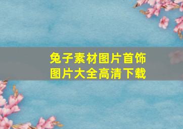 兔子素材图片首饰图片大全高清下载