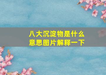 八大沉淀物是什么意思图片解释一下