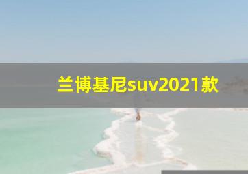 兰博基尼suv2021款