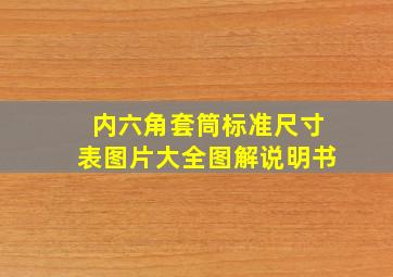 内六角套筒标准尺寸表图片大全图解说明书