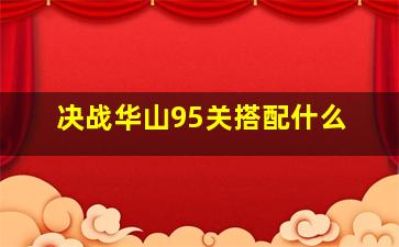 决战华山95关搭配什么