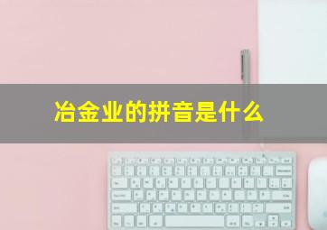 冶金业的拼音是什么