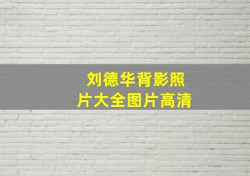 刘德华背影照片大全图片高清