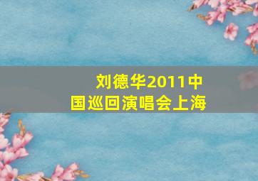 刘德华2011中国巡回演唱会上海