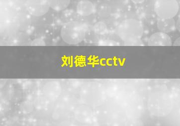 刘德华cctv