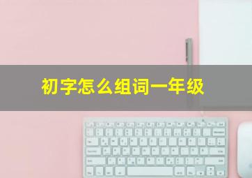 初字怎么组词一年级